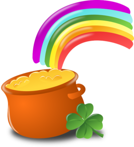 pot of gold and rainbow